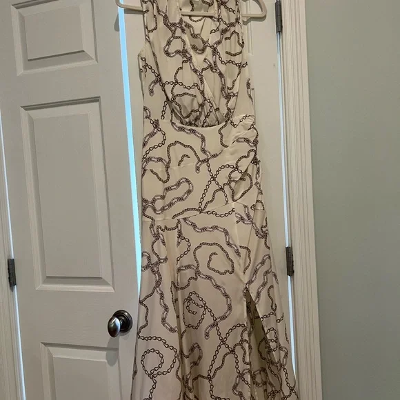 VERONICA BEARD
Wixson Chain Print Silk Blend Dress
Ecru/Multi NWOT - Picture 5 of 6